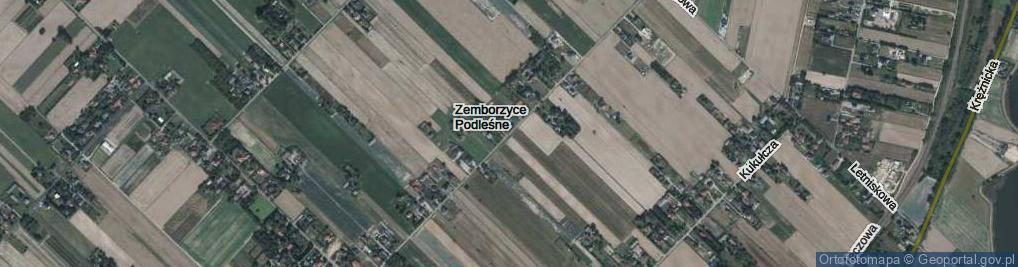 Zdjęcie satelitarne Zemborzyce Podleśne ul.